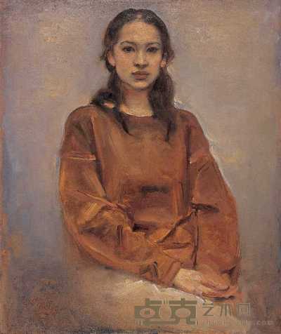 庞茂琨 女大学生 72×60cm